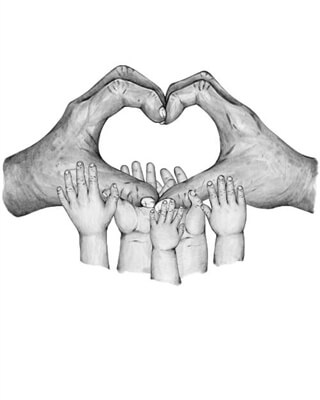 Morföräldrar till 5 barnbarn - Poster